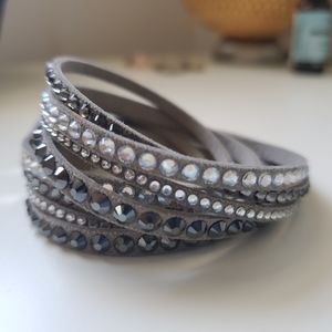Swarovski - women's grey slake bracelet